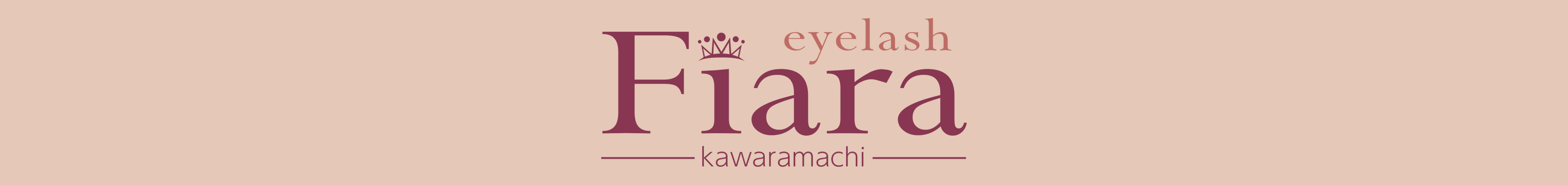 eyelash Fiara kawaramachi logo