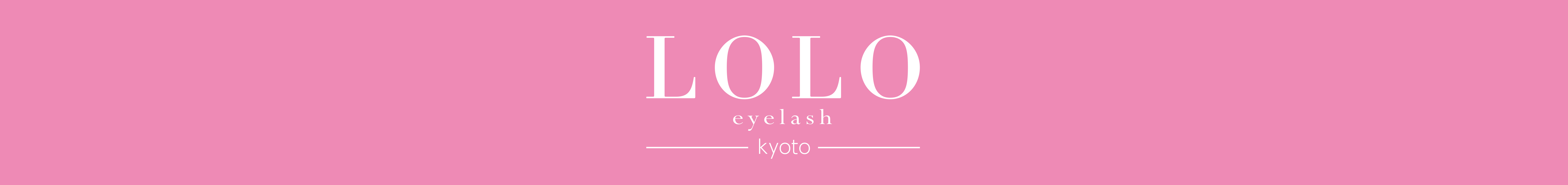 LOLO eyelash kyoto logo