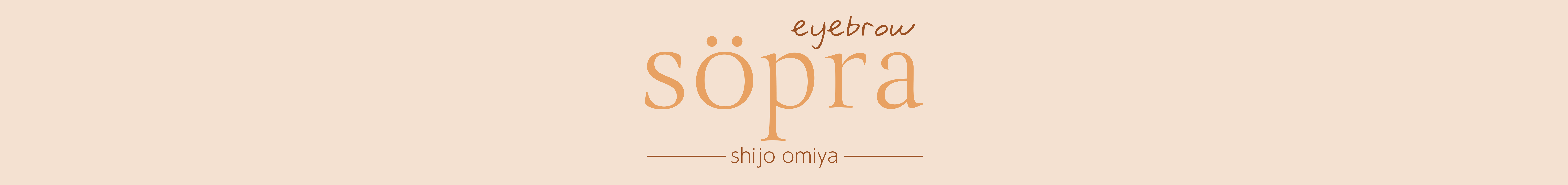 eyebrow söpra shijo omiya logo