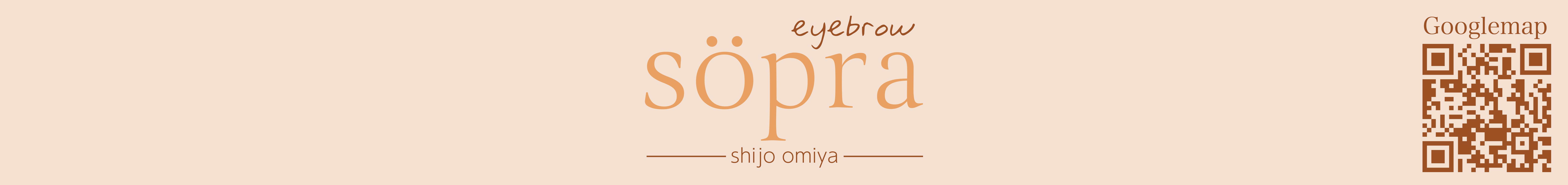 eyebrow söpra shijo omiya logo